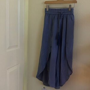 NWT Moon River Blue Wide-Leg Pants